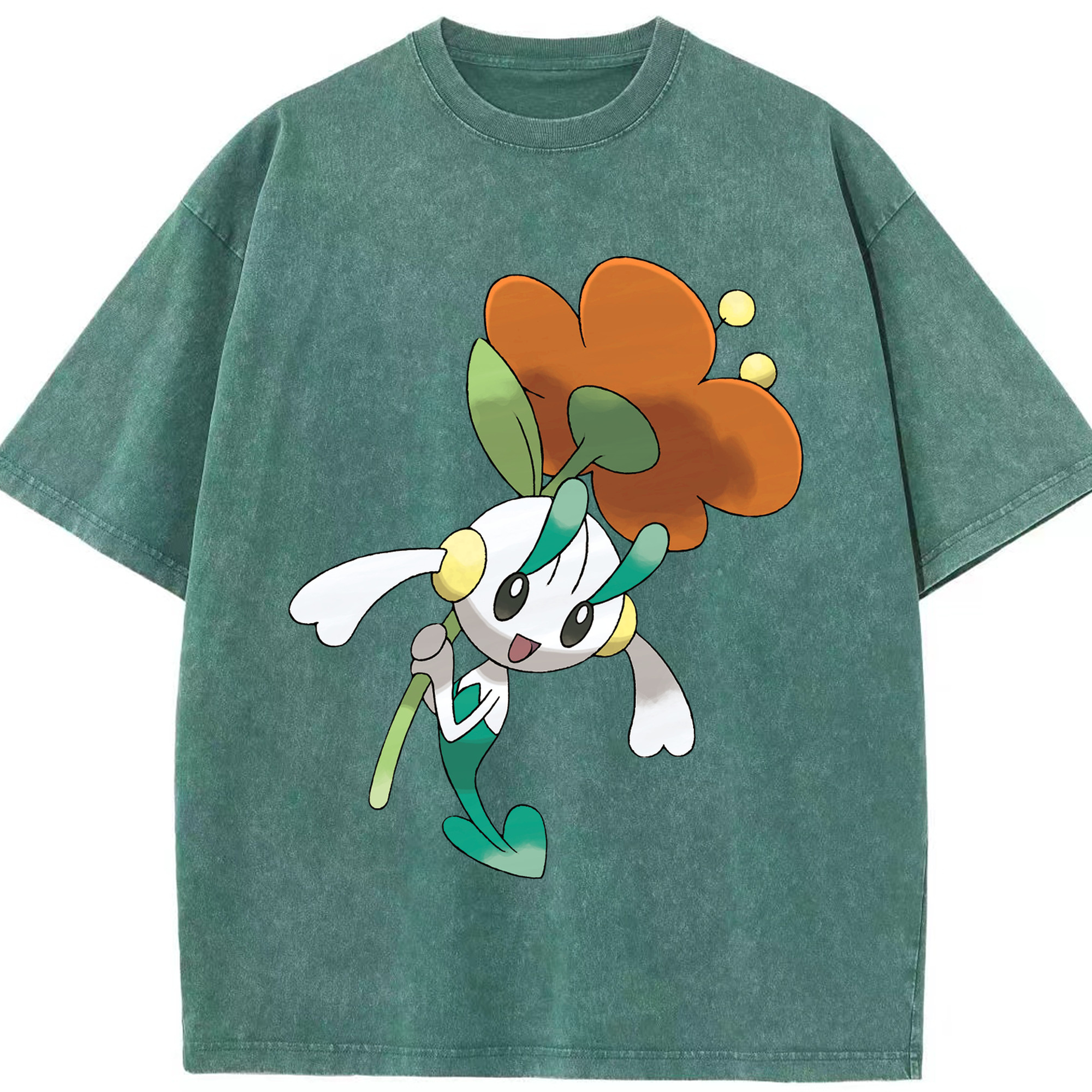 （画像用） ポケットモンスター Pokémon 綿100% ヴィンテージ風 半袖Tシャツ（フロントプリント）